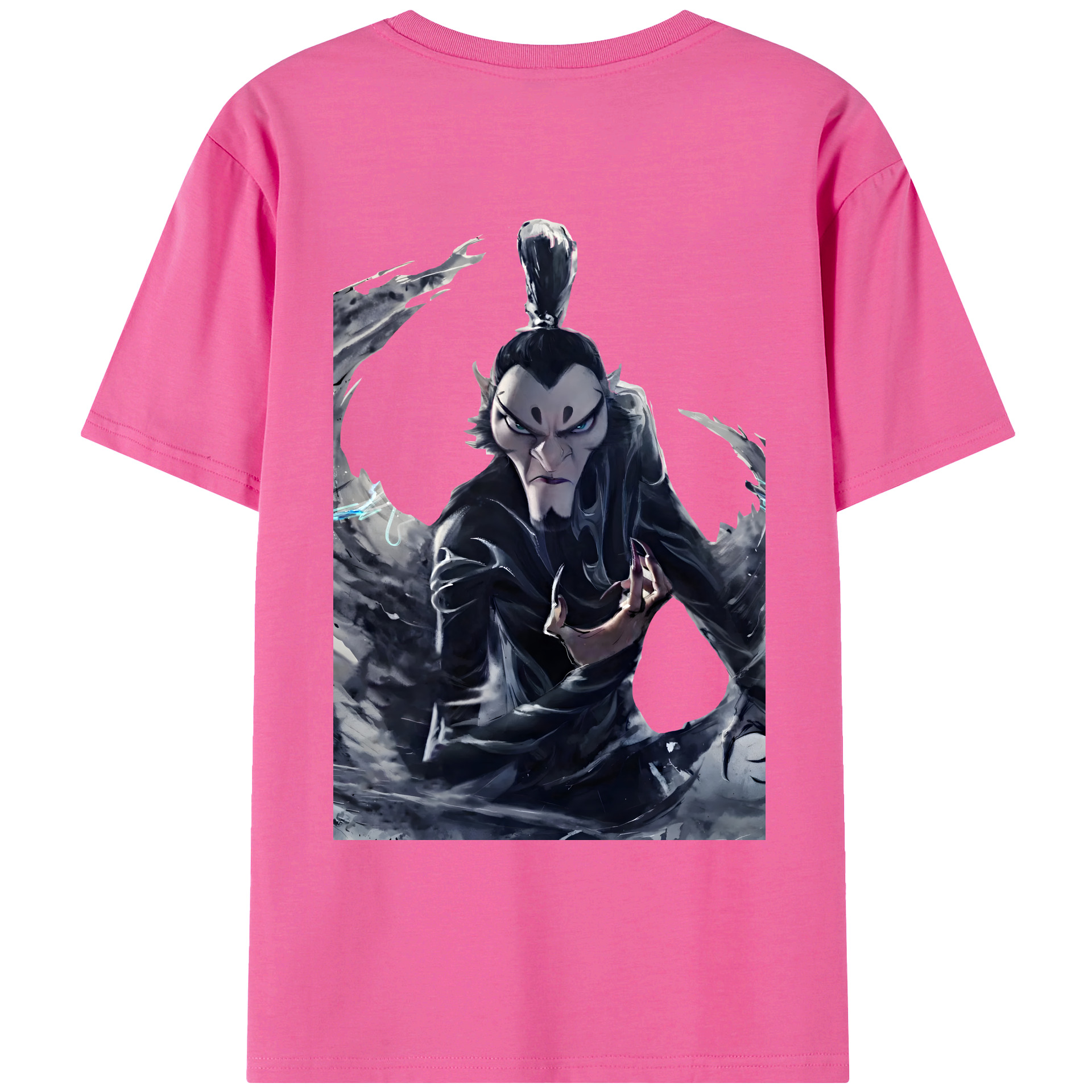 （画像用） Ne Zha 2 ナタ 魔童の大暴れ レディース半袖Tシャツ(バックプリント)